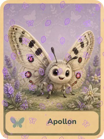 Carte rare Pom de l’application